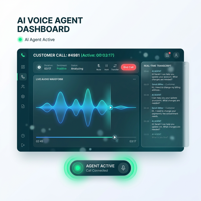 AI Voice Agent Dashboard